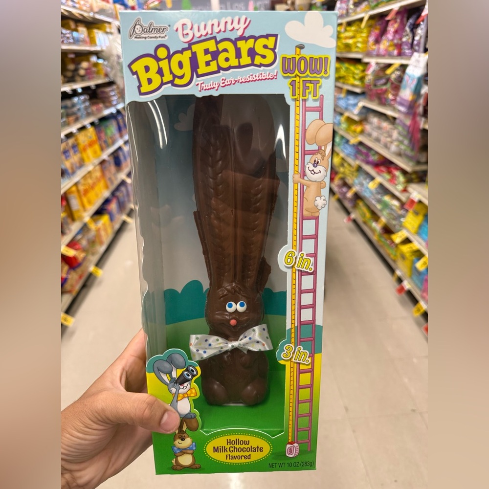 Bunny Big Ears Hollow Milk Chocolate Bunny - Brown